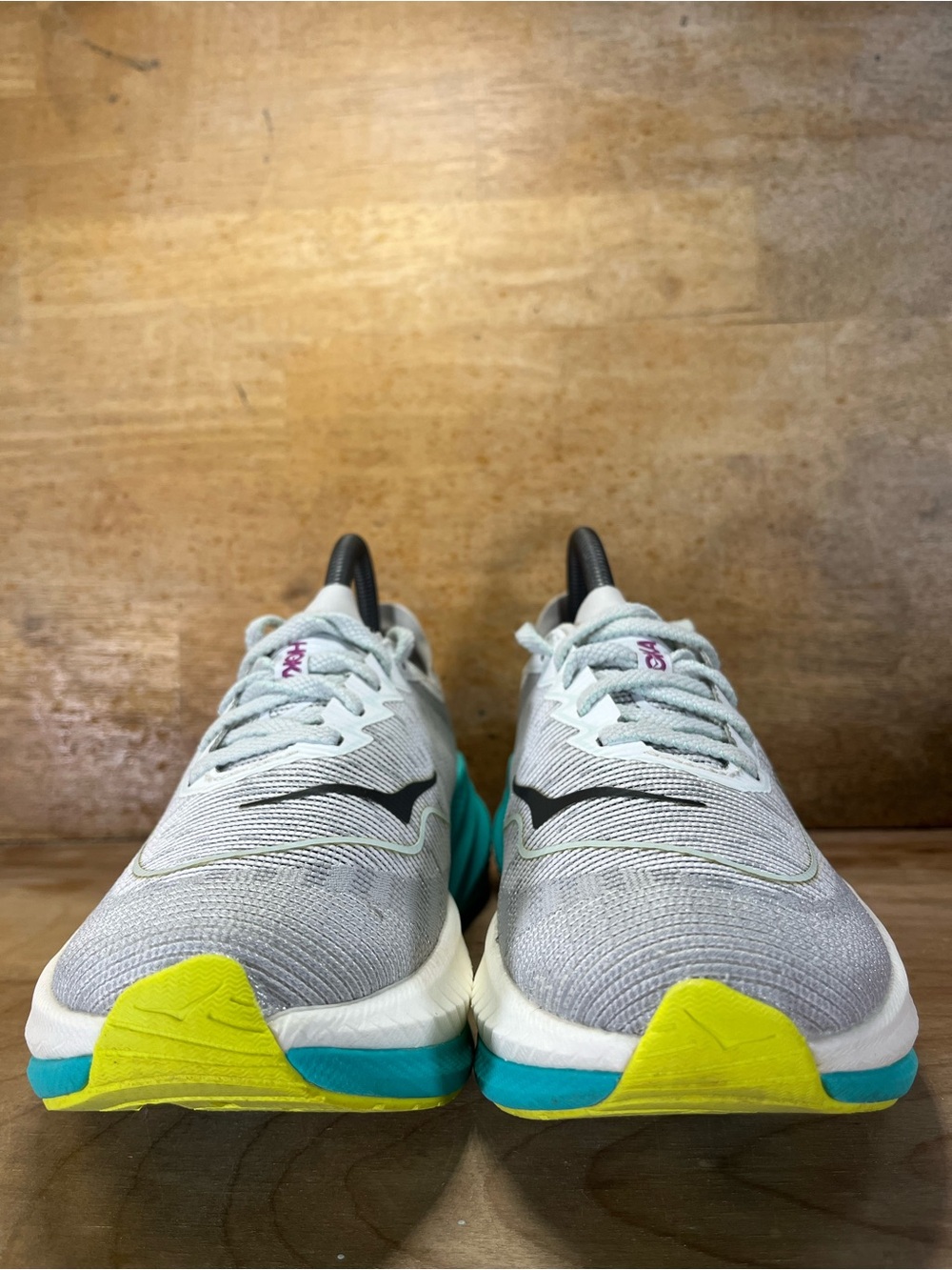 Hoka One One Mach X 2 CUSHIONED Womens Size 7 Running Shoes Sneakers Gray - Picture 2 of 12